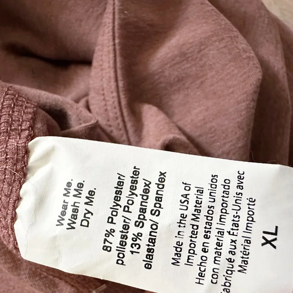 Beyond Yoga Women's XL Spacedye Crop Tank Top Square Neck Sienna Brown Heather - Picture 9 of 9